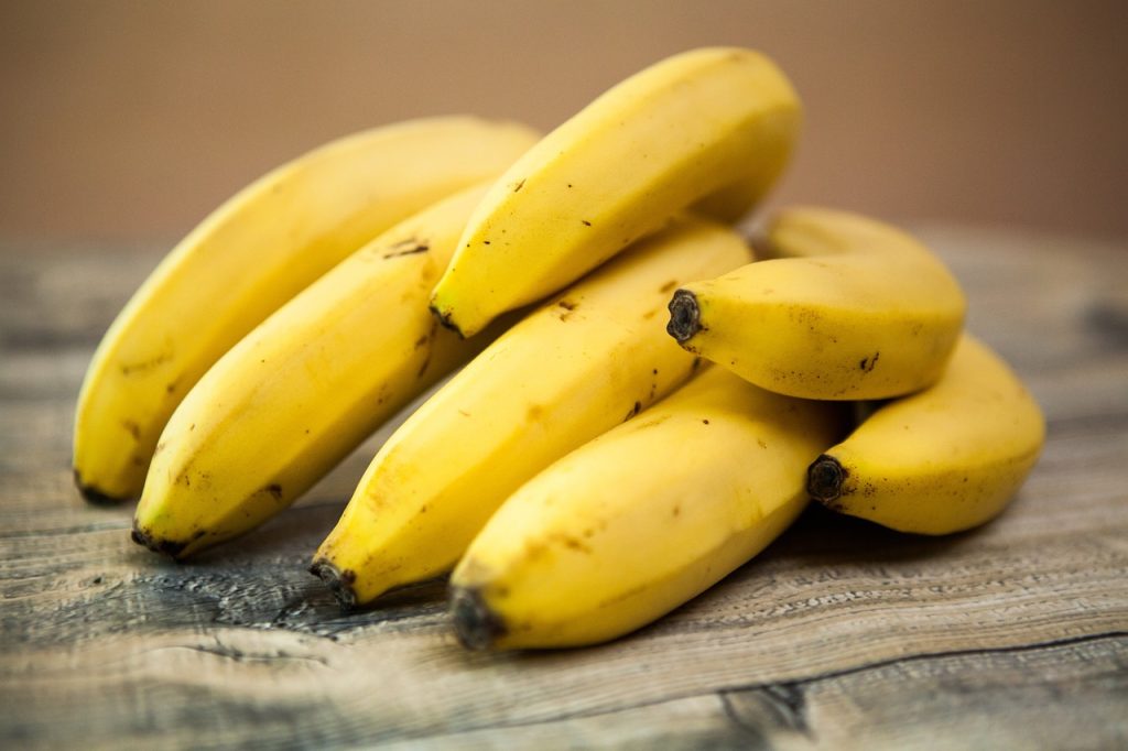 bananas food fruit healthy diet ripened bananas
