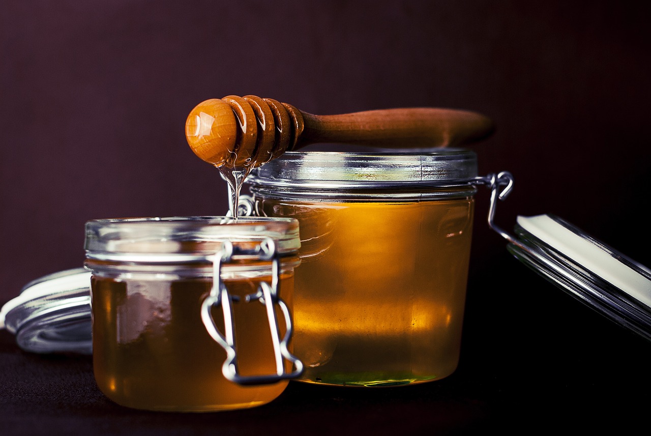 honey jar honey dipper honey wand 823614