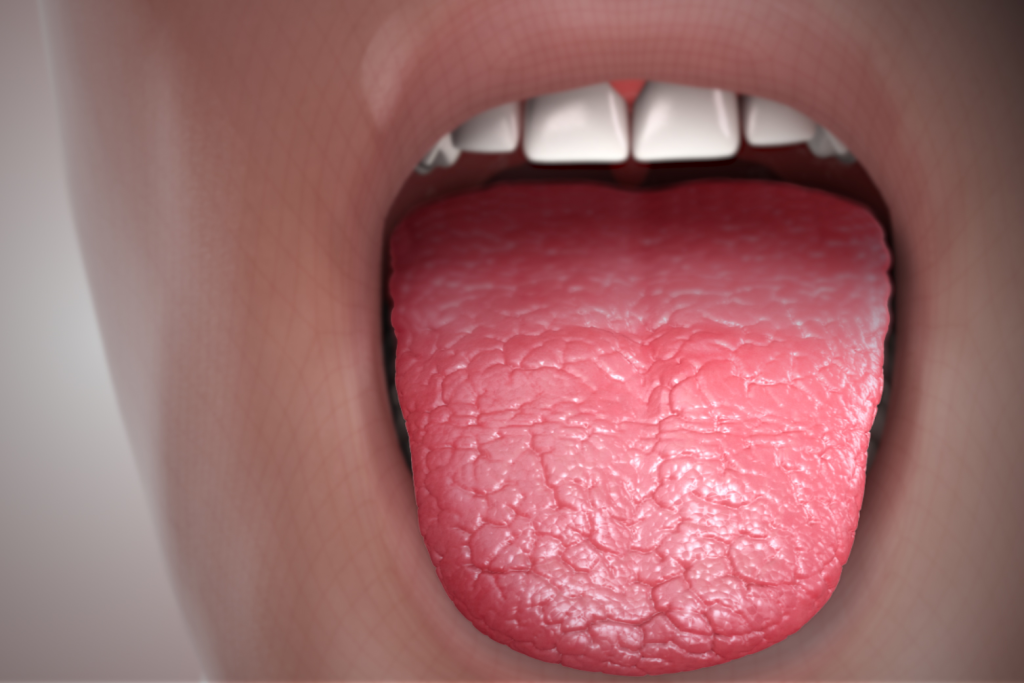 dry mouth from eating grapes